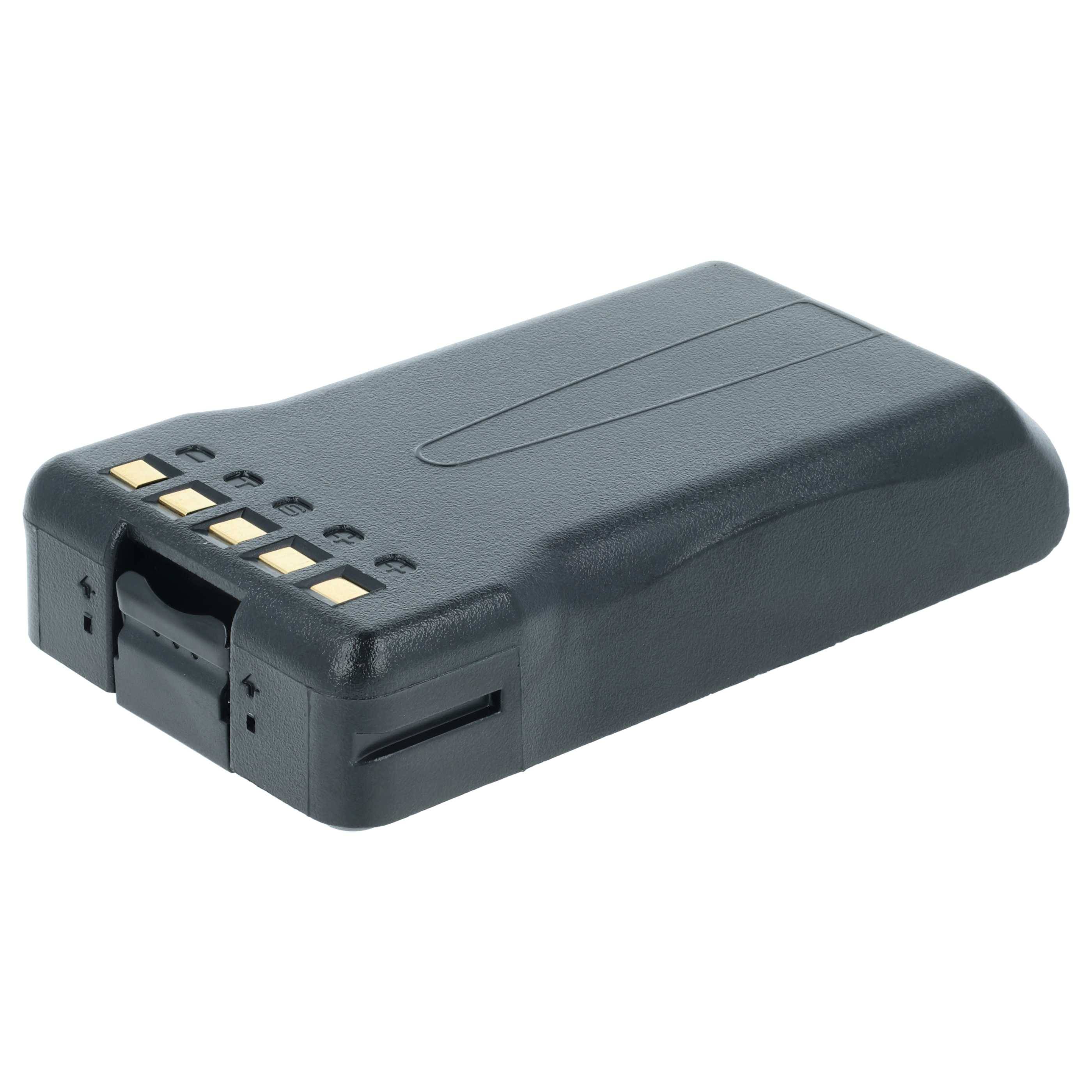vhbw Akku kompatibel mit Kenwood TK-3148, TK-3140, TK-2360M, TK-3160E, TK-2360E, TK-3140E, TK-3160 Funkgerät, Walkie Talkie (2100 mAh, 7,2 V, NiMH)