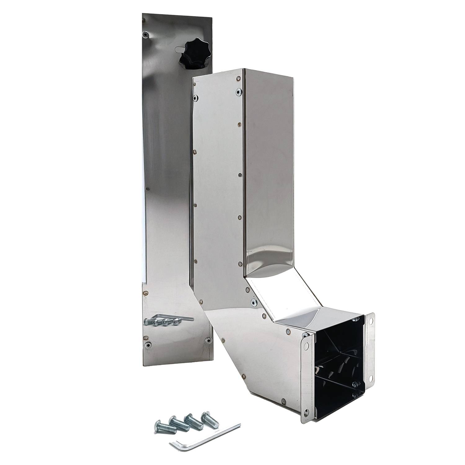 Rauchrohrabzug Set für Utschak und Feuerofen Edelstahl