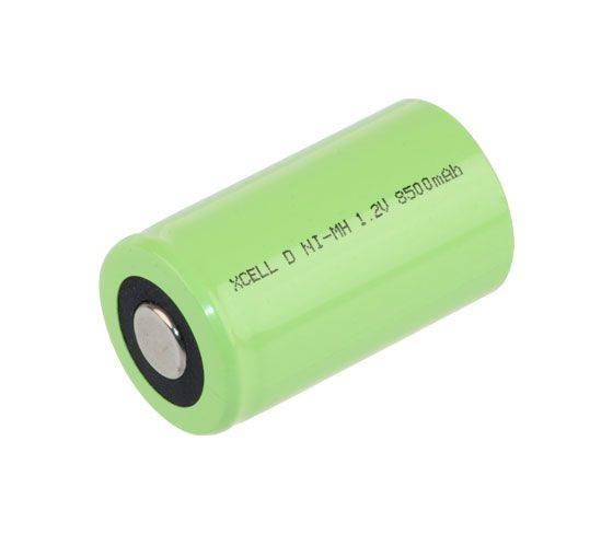 XCell - X8500D-I - Mono D - 1,2 Volt 8500mAh Ni-MH - Hochstrom mit Lötfahne [Z-Form]