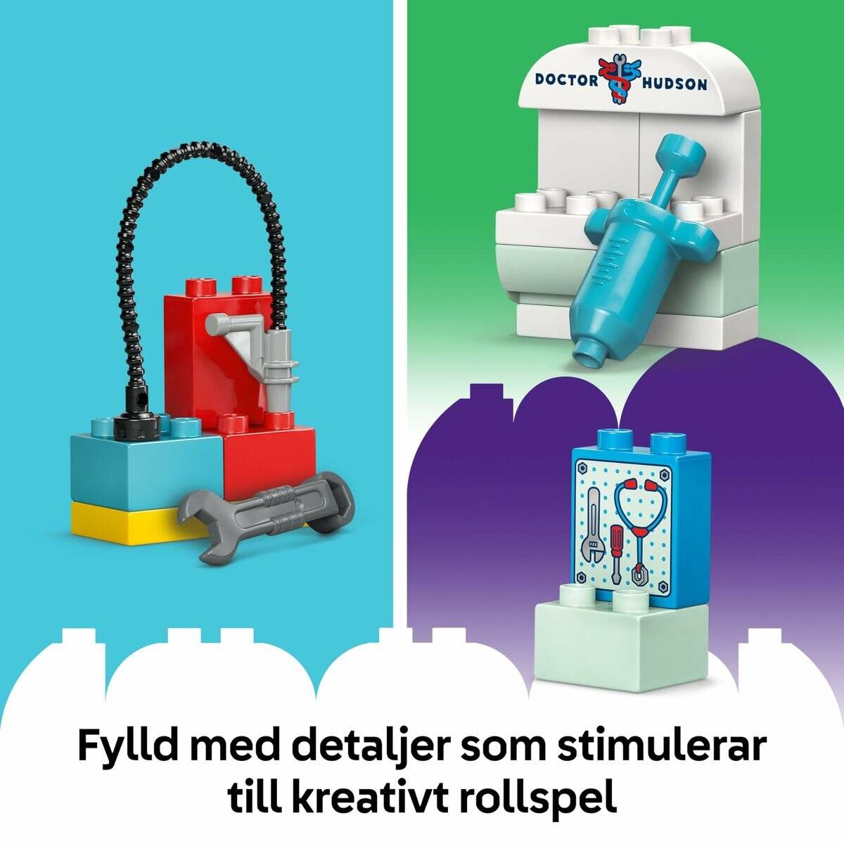 10456 Lego 10456 Duplo Mcqueens Besuch In Docs Werkstatt