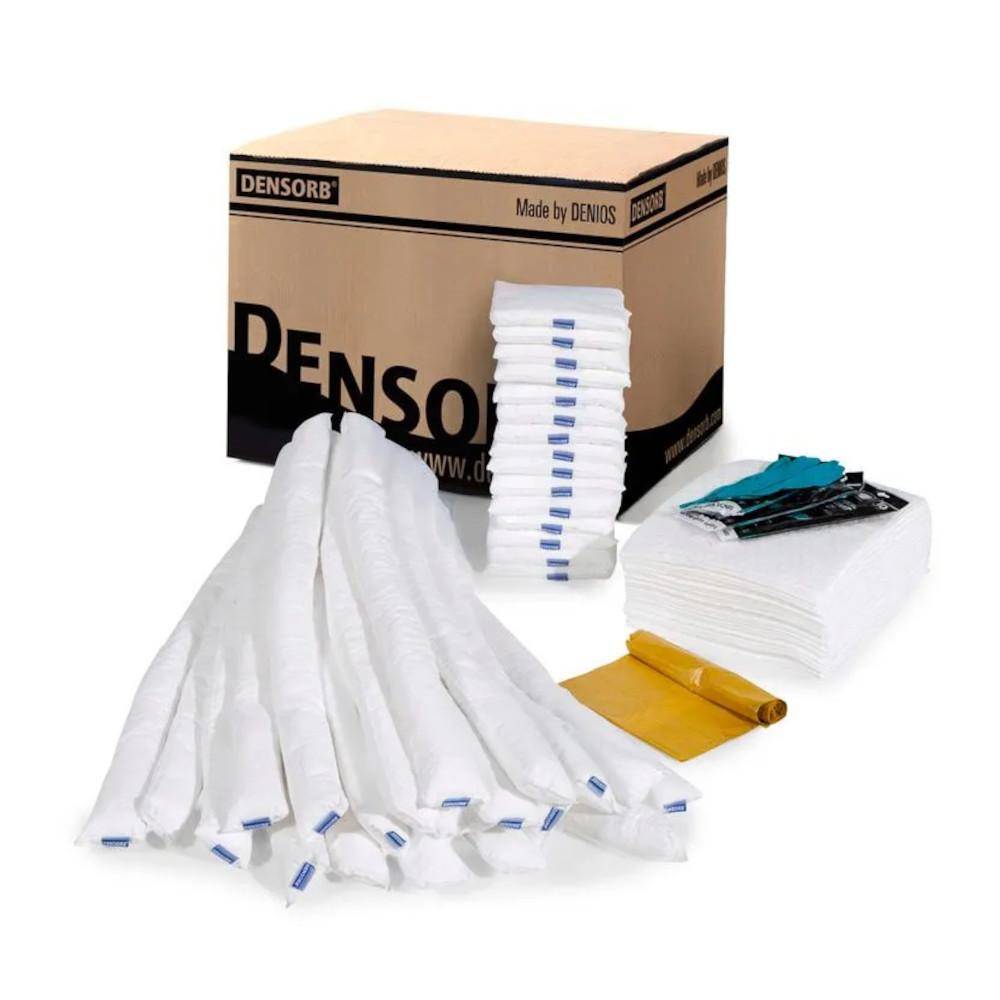 Nachfüll-Set für DENSORB Mobiles Notfall-Set - mit Aufsaugmatten - für Caddy Small - Ausführung Öl