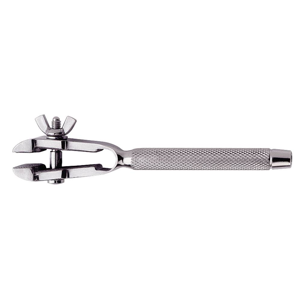 Spannkloben 113-115 - Stahl - für Feinarbeiten - breites Maul - Spannweite 0 bis 6 mm - Backenbreite 16 mm - Preis per Stück