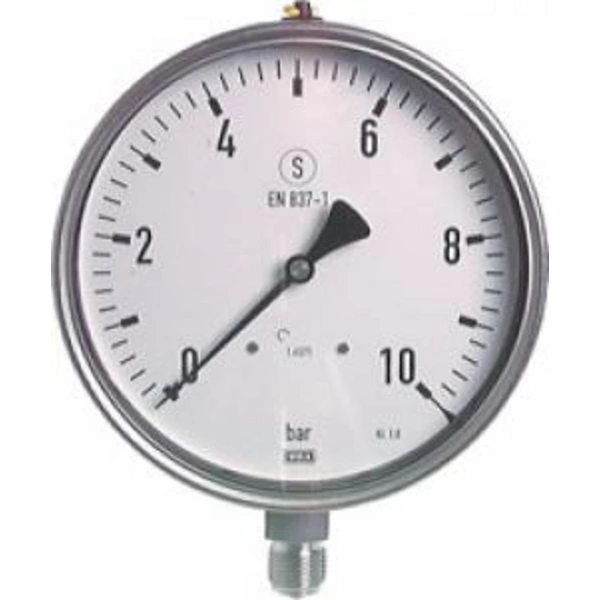 Manometer - Klasse 1,0 - Ø 160 - Skalenteilung 1 - Anzeigebereich 0 bis 60 bar
 Manometer - Klasse 1,0 - Ø 160 - Skalenteilung 1 - Anzeigebereich 0 bis 60 bar