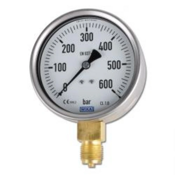Manometer - Ø 100 - Vakuum - Abgang G 1/2" B unten - Skalenteilung 0,05 - Anzeigebereich -1 bis 0,6 bar
 Manometer - Ø 100 - Vakuum - Abgang G 1/2" B unten - Skalenteilung 0,05 - Anzeigebereich -1 bis 0,6 bar
