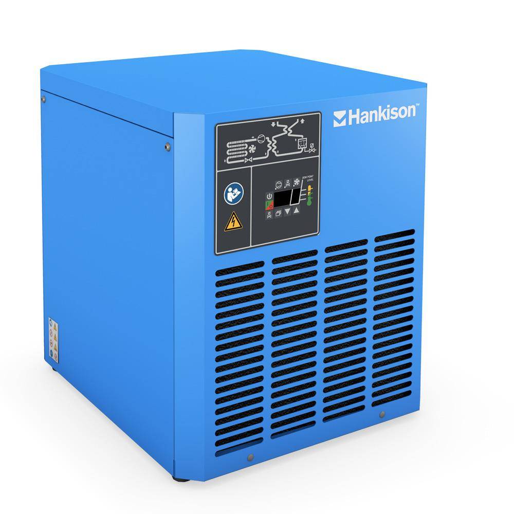 Direktverdampfungs-Kältetrockner - Typ HDI 260 - Luftstrom 260 m³m/h - Luftanschlüsse 1'' - Kältemittel R407C - Nennleistung 0,6 kW - Maximaldruck