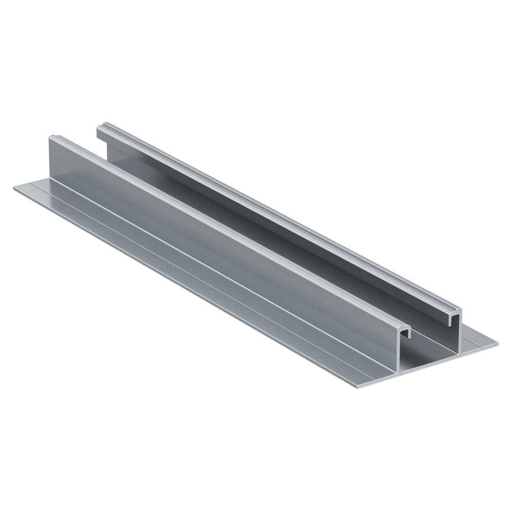 Profil SolarFlat Blechdach 400 - Aluminium - Länge 400 mm - Höhe 25 mm - VE 50 Stück - Preis per VE