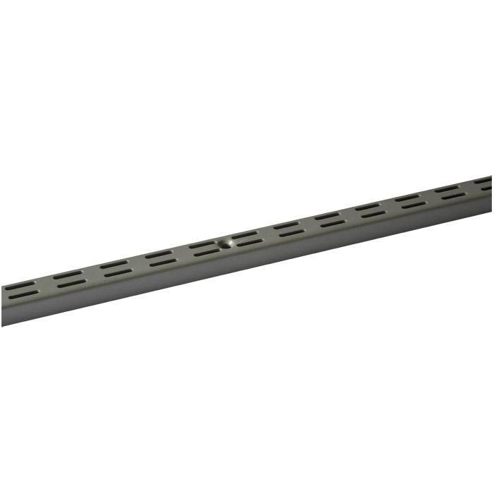 Wandschiene - zweireihig - 500 x 50 mm - aluweiß - VE 10 Stück - Preis per VE