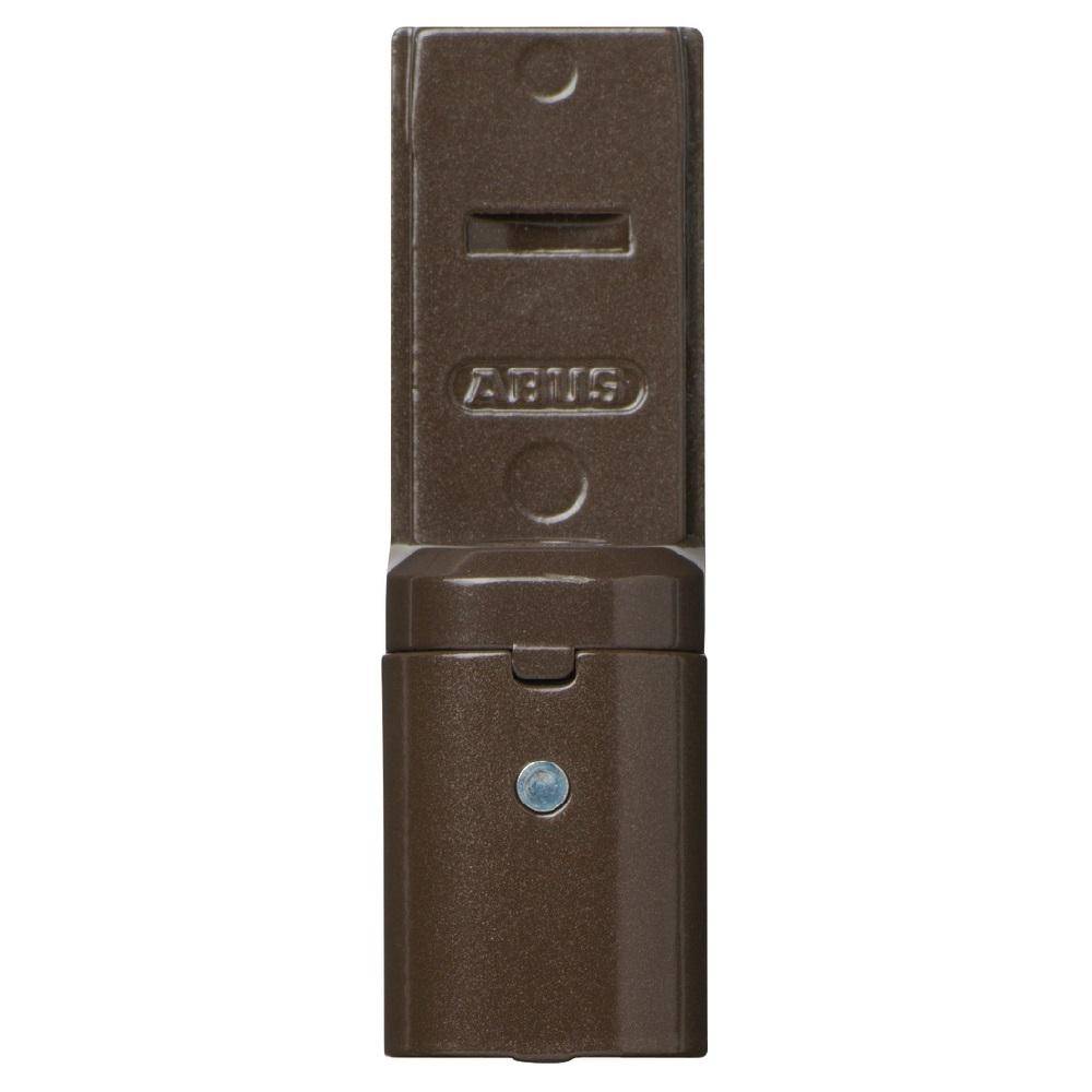 Fenster-Zusatzsicherung - Modell BS84 B AL0125 - für Hebetüren aus Alu, Holz oder Kunststoff - Farbe braun - Schließung AL0125 - SL 5 - Preis per