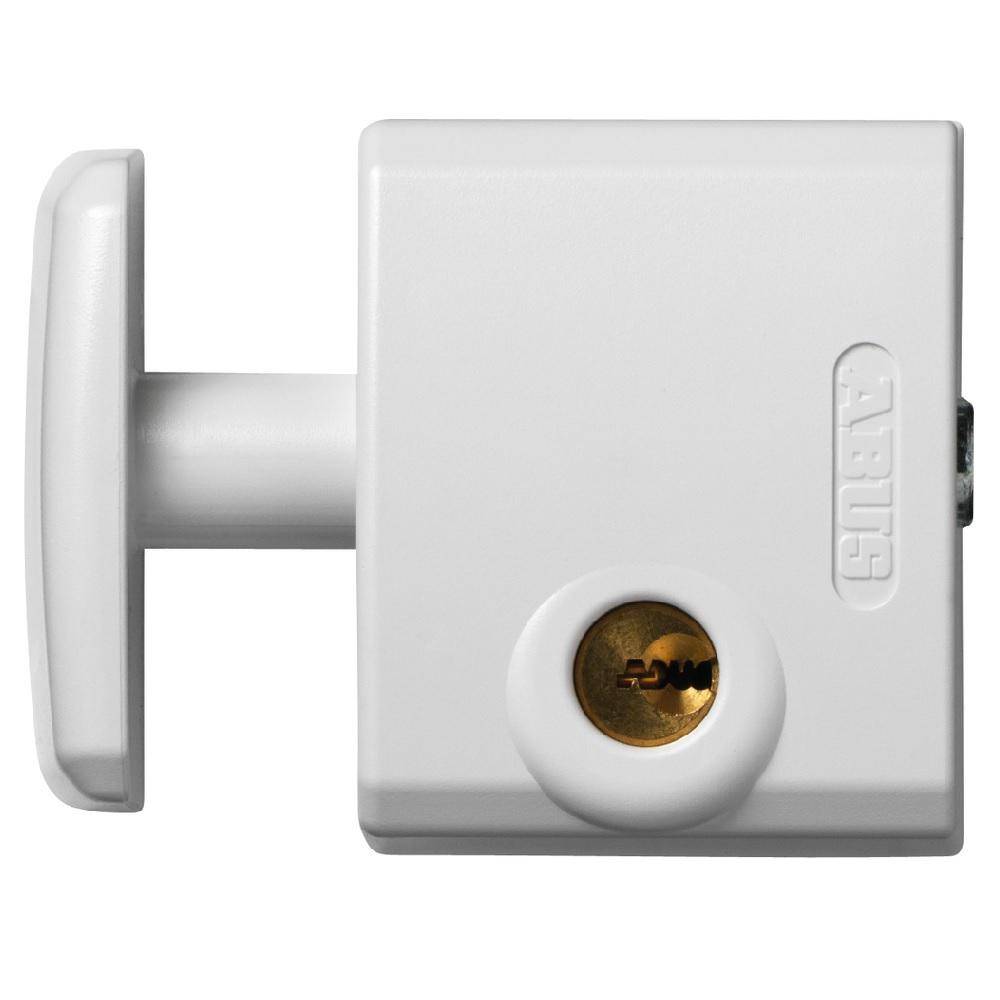 Fenster-Zusatzsicherung - Modell FTS3002 W AL0125 - für nach außen öffnende Fenster und Fenstertüren - Farbe weiß - Schließung AL0125 - SL 5