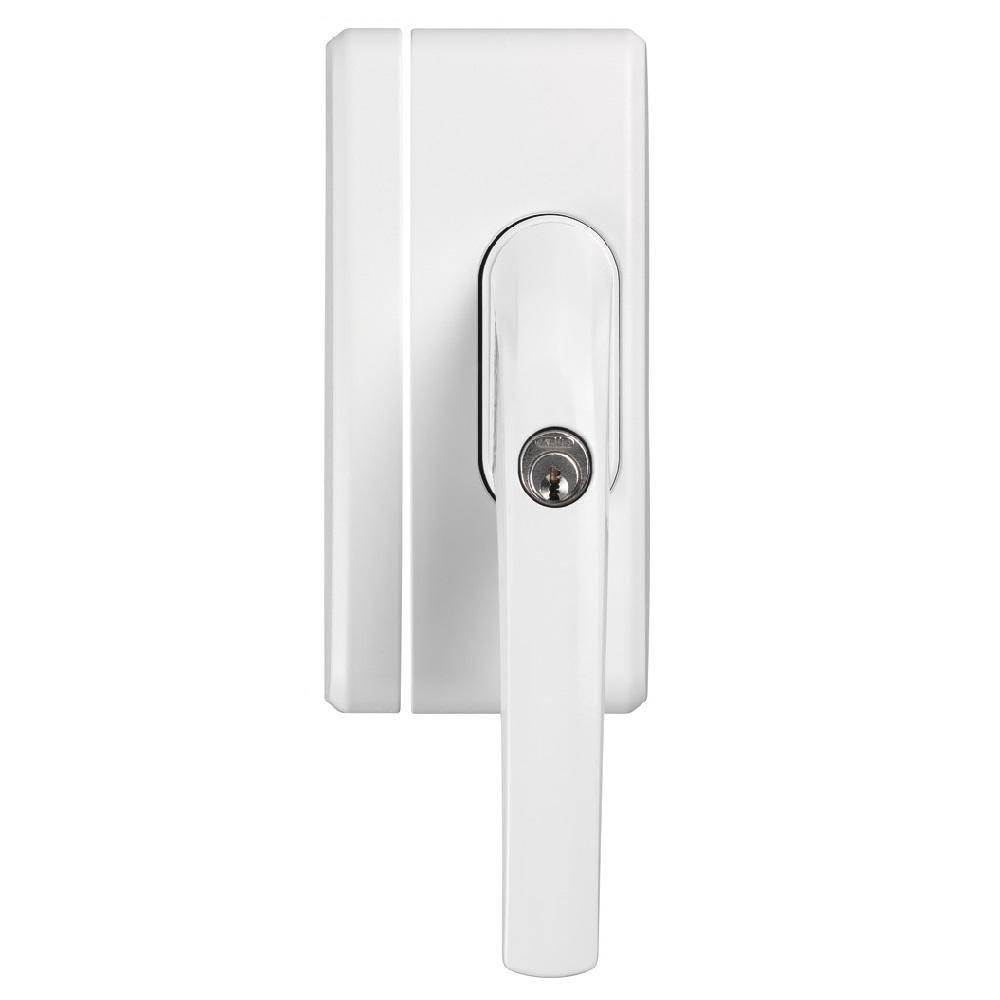 Fenstergriff-Schloss - Modell FO400 W AL0125 - mit Alarm - für nach innen öffnende Fenster - Farbe weiß - Schließung AL0125