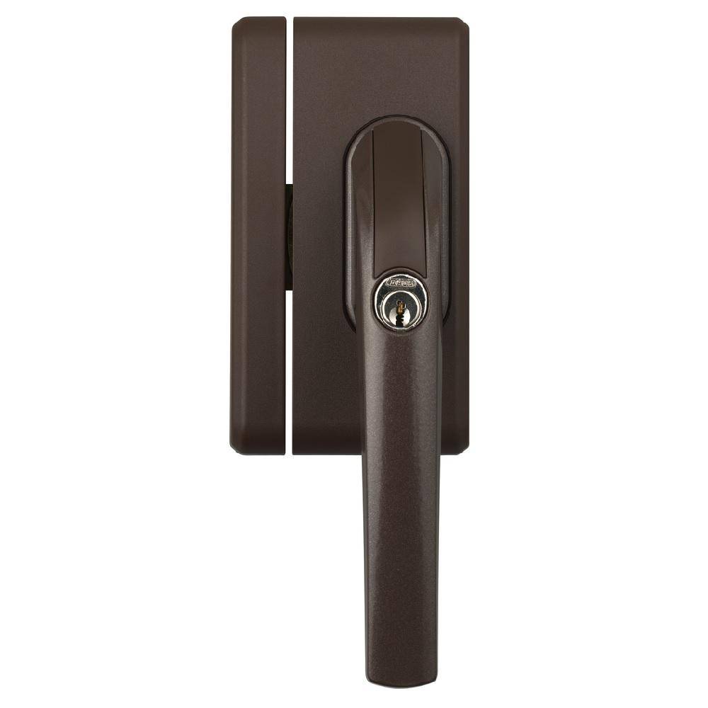 Fenstergriff-Schloss - Modell FO400N B AL0125 - für nach innen öffnende Fenster - Farbe braun - Schließung AL0125 - SL 10