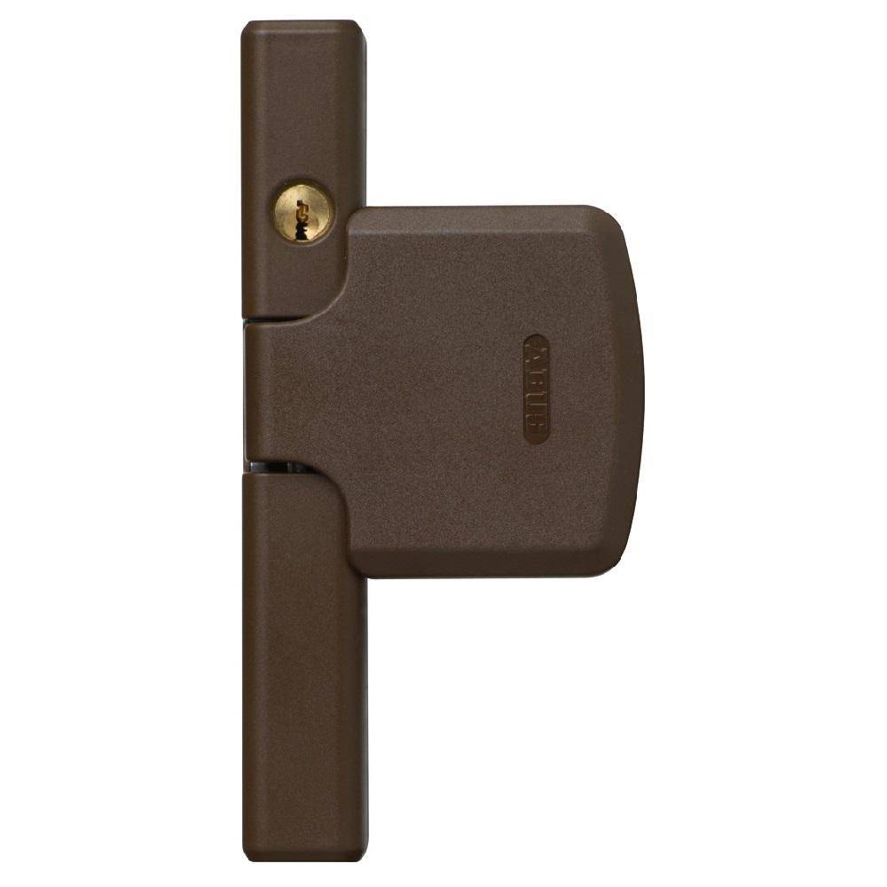 Fenster-Zusatzsicherung - Modell FTS206 B vs. EK - Anwesenheits- und Einbruchschutz - Farbe braun - Preis per Stück