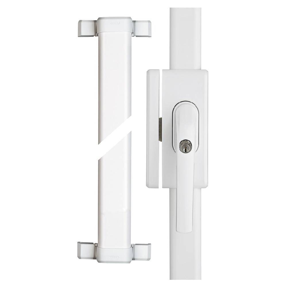 Fenster-Stangenschloss - Modell FOS650 W AAL0006 - für nach innen öffnende Fenster - Farbe weiß - Schließung AAL0006 - Preis per Stück