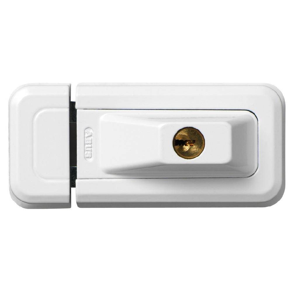 Universal-Zusatzschloss - Modell 3010 W vs. EK - für Fenster, Türen, Wohnwagen etc. - Farbe weiß - Schließung vs. - SL 6