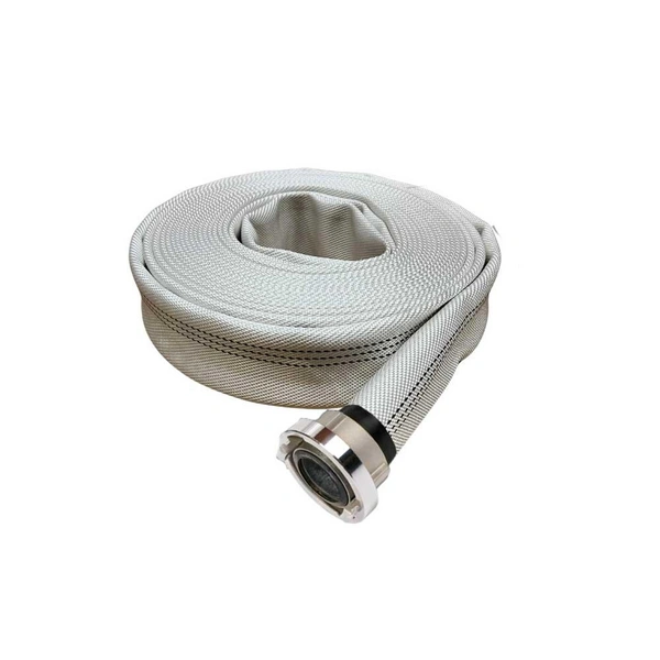 Feuerlöschschlauch - Synthetic 4Z SL - unbeschichtet - naturweiß 4-fach gezwirnt - Innen-Ø 52 mm – Storz C-Kupplung – Länge 20 m - Preis per R Feuerlöschschlauch - Synthetic 4Z SL - unbeschichtet - naturweiß 4-fach gezwirnt - Innen-Ø 52 mm – Storz C-Kupplung – Länge 20 m - Preis per R