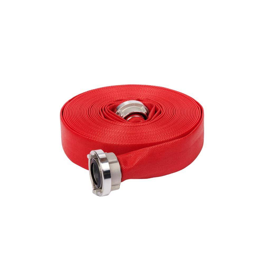 Feuerlöschschlauch Synthetic 3Z SL – PU-beschichtet - 3-fach gezwirnt – DIN 14811 Klasse 2 – Innen-Ø 42 mm – Storz C-Kupplung – Länge 5 m