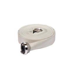 Industrie-Druckschlauch unbeschichtet – naturweiß - Storz 125 mm - Länge 5 Meter - mit LM-Druck-/Saugkupplungen - Preis per Rolle