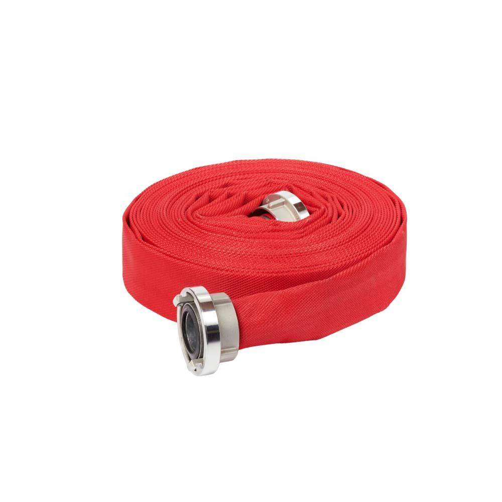 Industrie Druckschlauch Coverflex - PU-beschichtet - A/102 - Länge 10 m - inkl. Storz Druck-/Saugkupplungen aus LM - Preis per Rolle