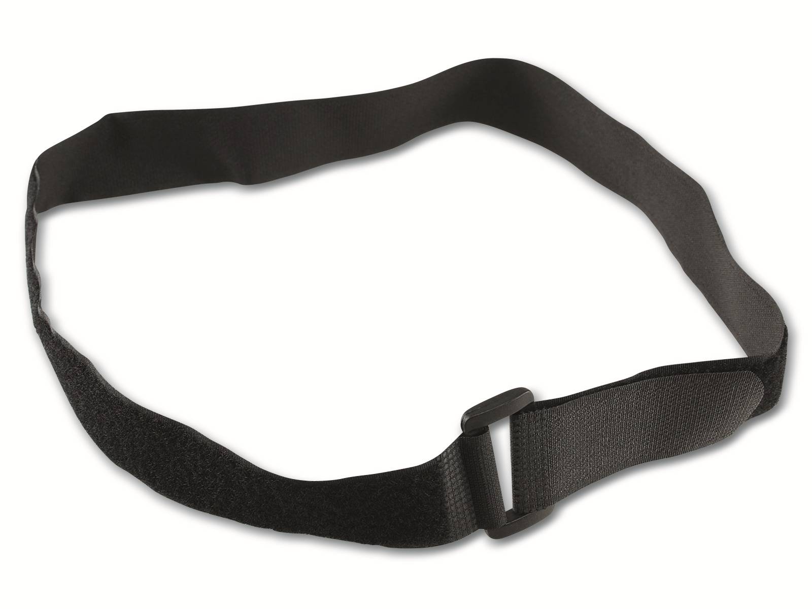 CHILITEC Klettband-Set mit Öse, 80x3 cm, schwarz, 5 Stück