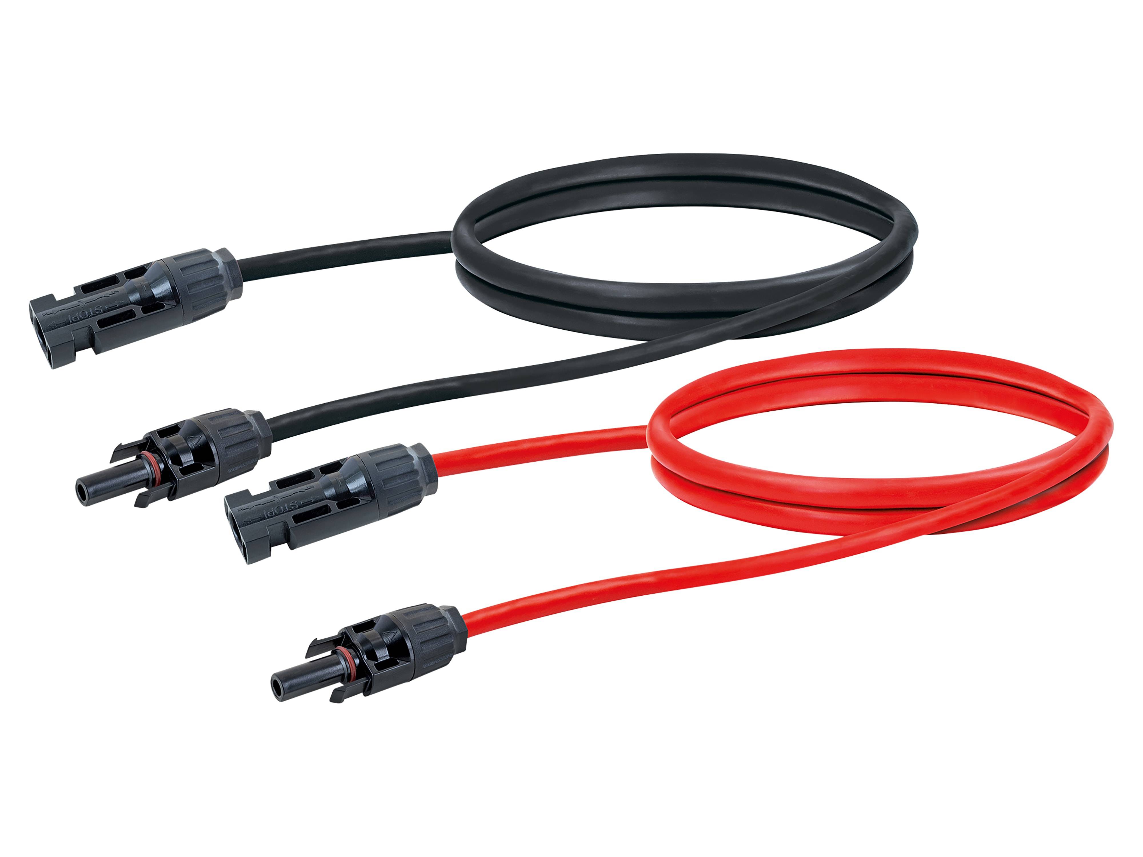 SCHWAIGER Solarkabel Verlängerung SOMC4100, 1 m, 2 Stück