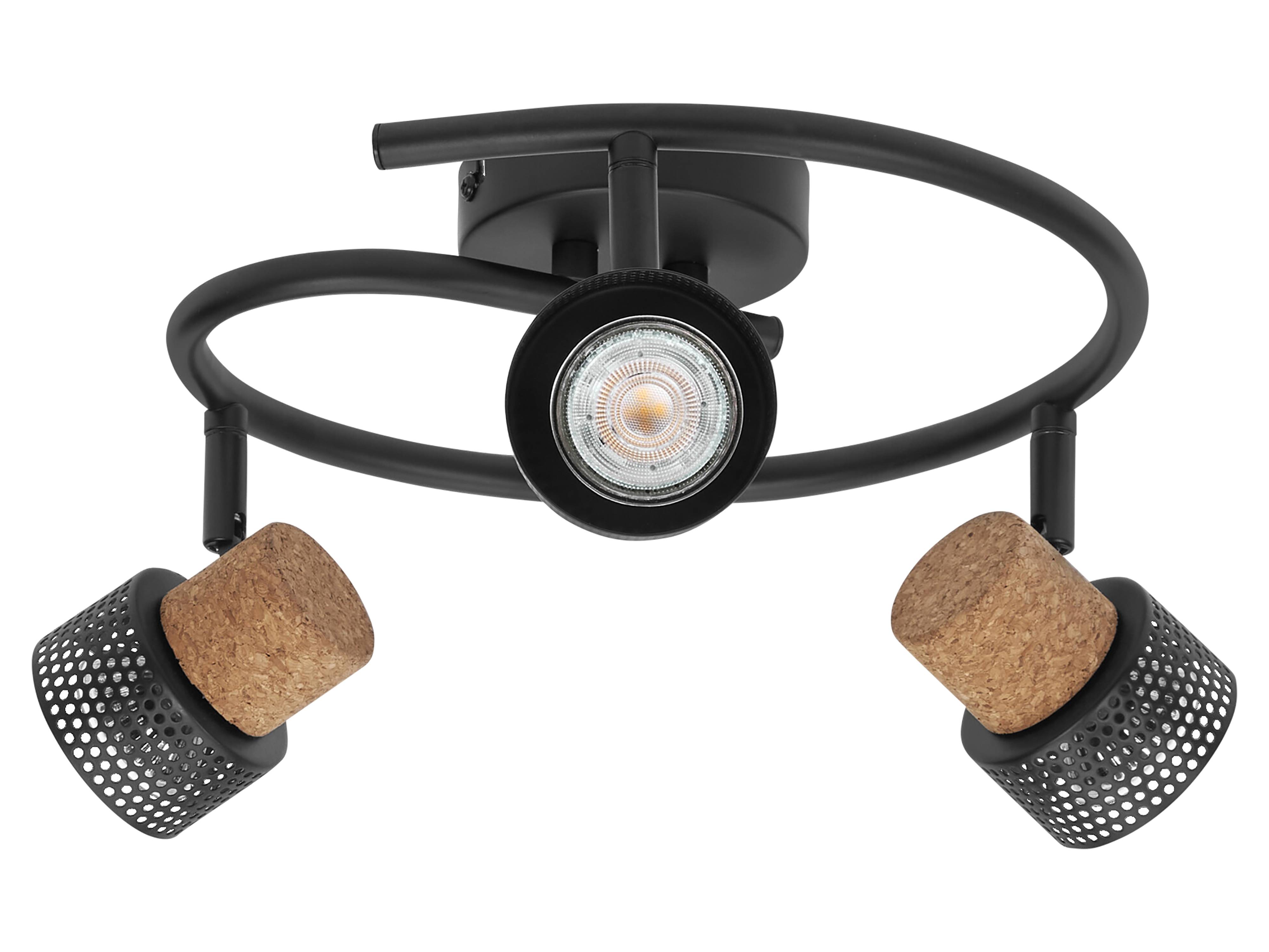 OSRAM LED-Deckenleuchte, GU10, 10,2 W, 690 lm, 2700 K, 3-Spot-Leuchte, dimmbar