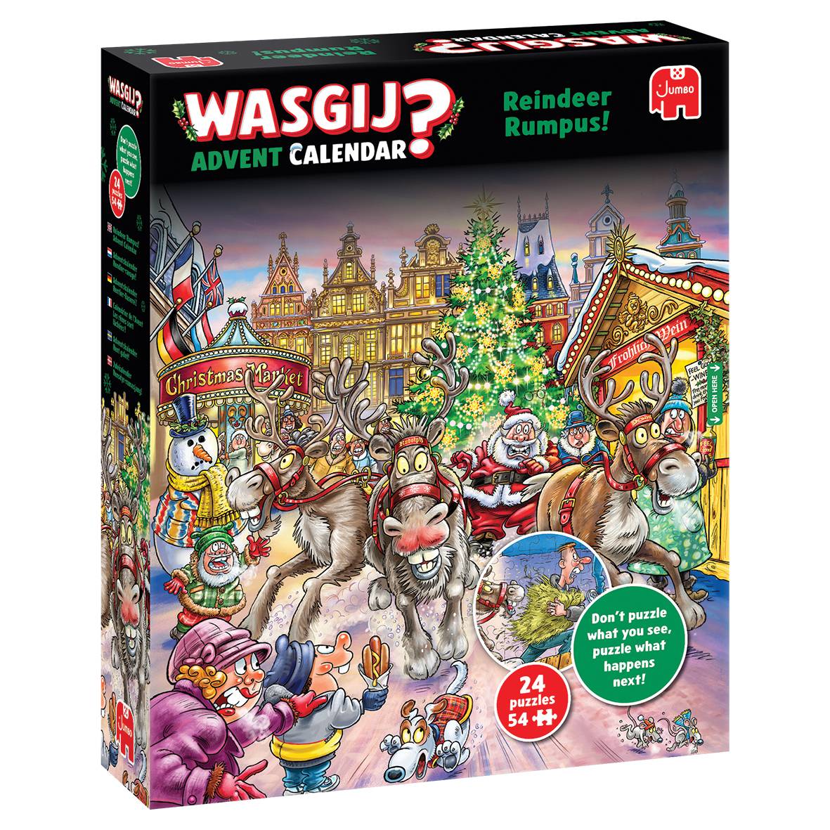 Wasgij Adventskalender Rentier-Raserei!