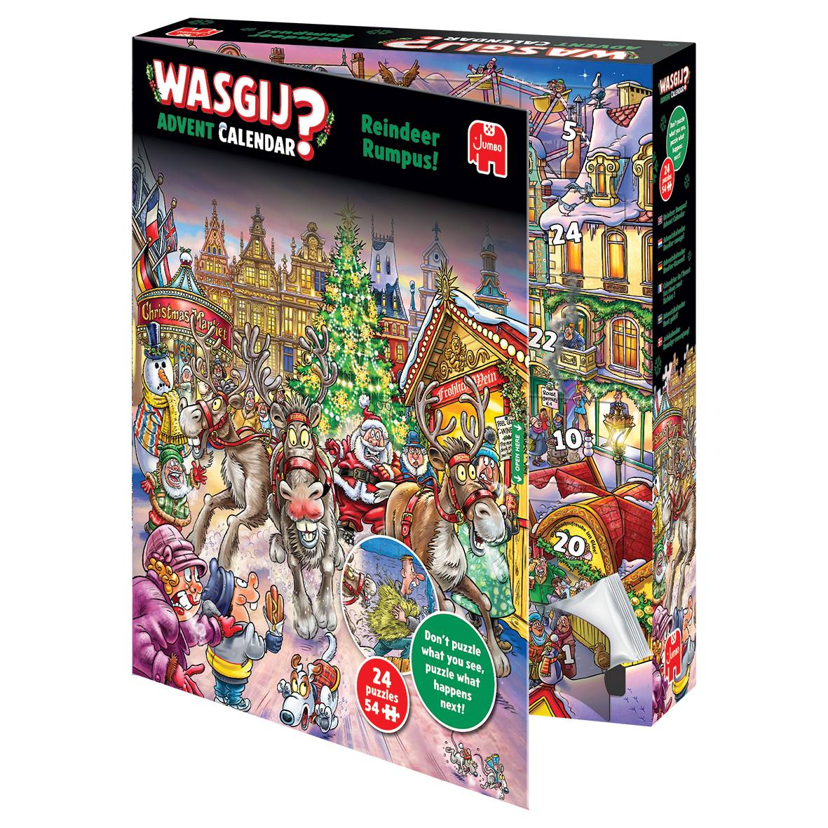 Wasgij Adventskalender Rentier-Raserei!