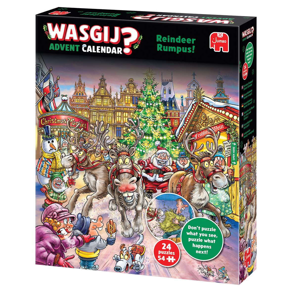 Wasgij Adventskalender Rentier-Raserei!