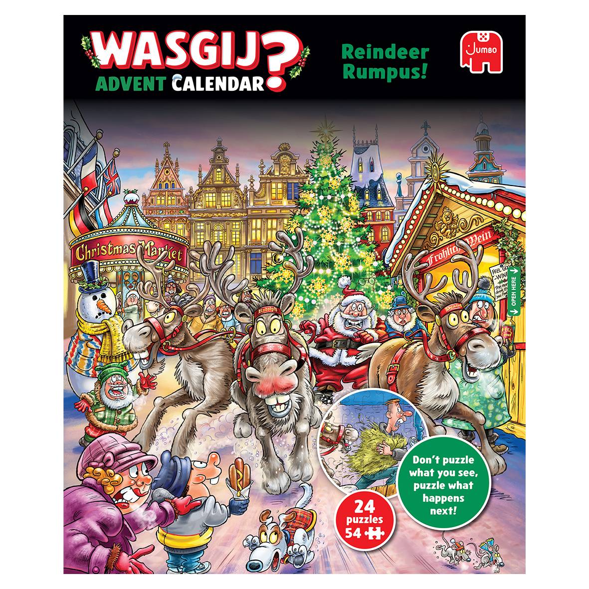 Wasgij Adventskalender Rentier-Raserei!
