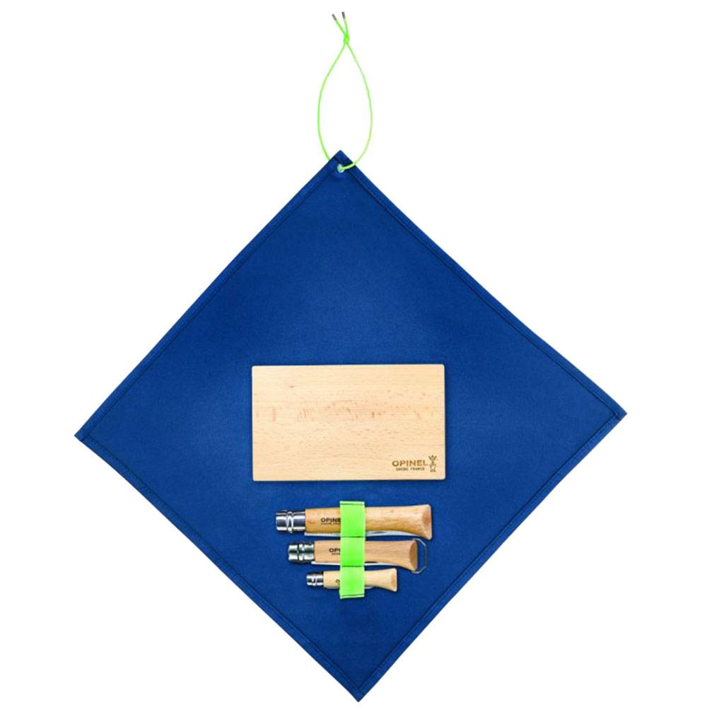 Opinel Nomad Cooking Kit 5-teiliges Outdoor-Messerset - Buche