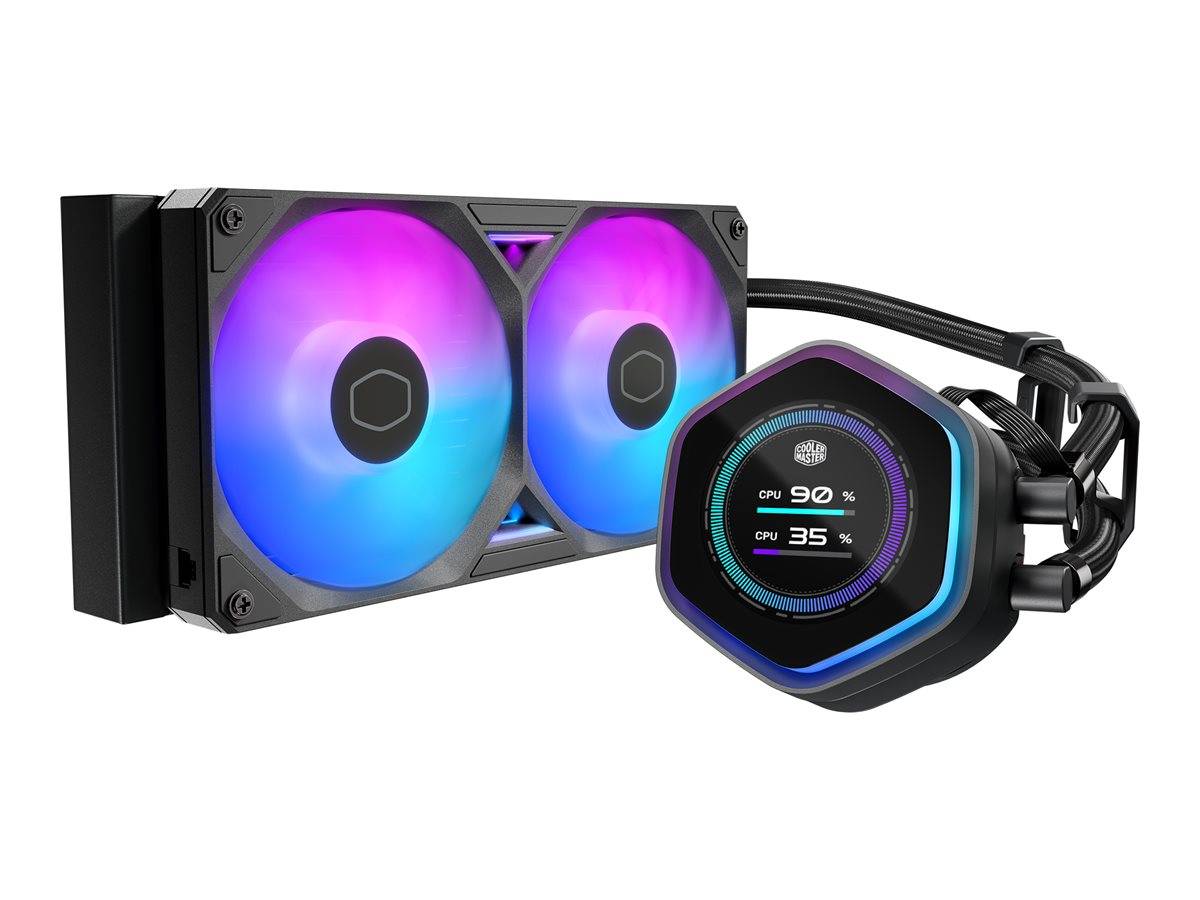 Cooler Master Atmos II LCD Black 240mm 2x 120mm Sickleflow edge