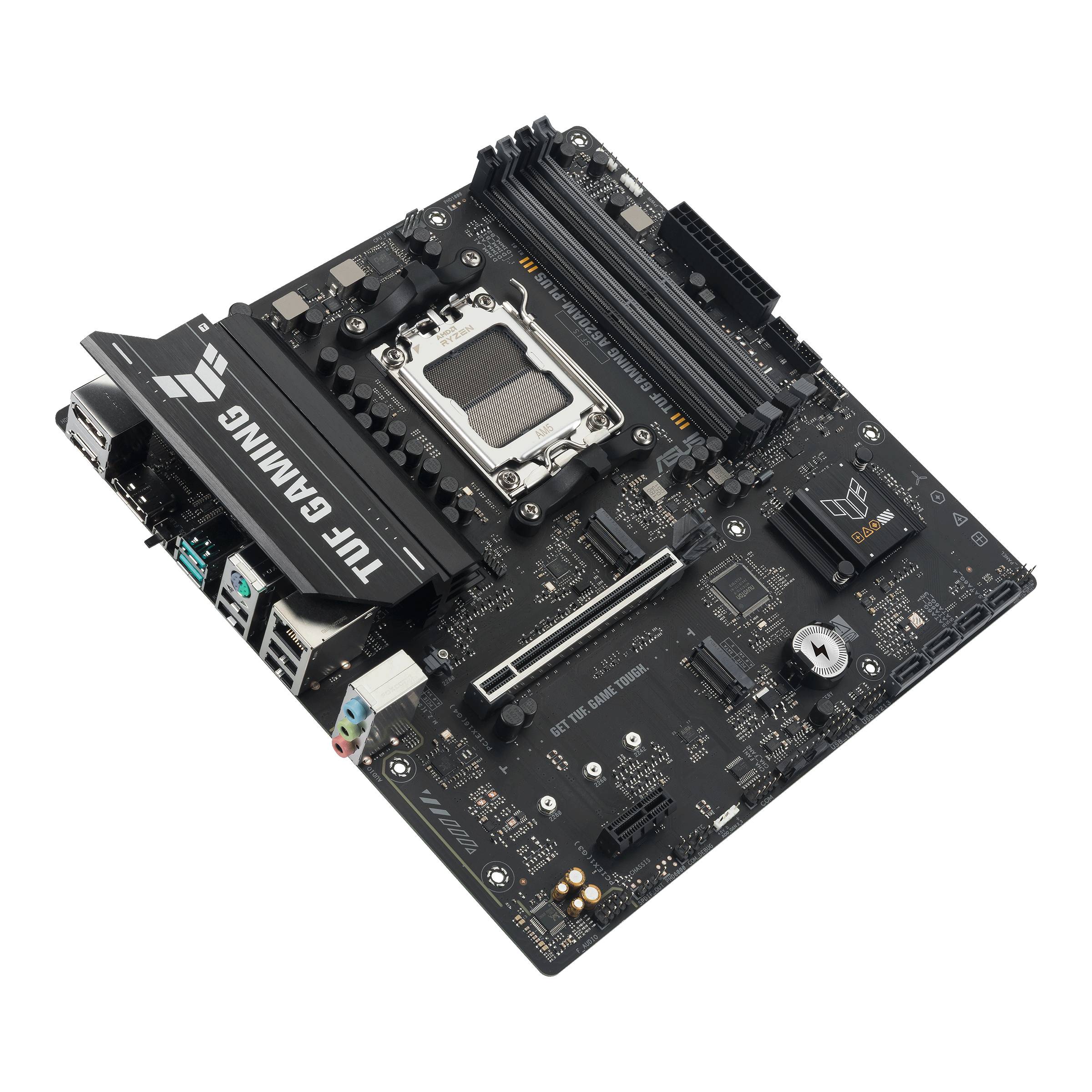 ASUS TUF GAMING A620AM-PLUS - Motherboard - micro ATX - Socket AM5 - AMD A620A Chipsatz - USB 3.2 Gen 1, USB-C 3.2 Gen 1, USB 3.2 Gen 2 - 2.5