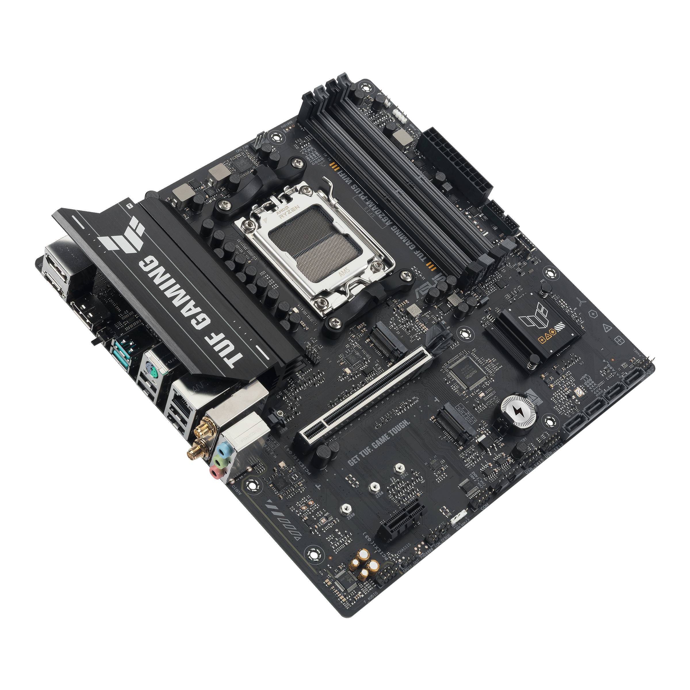 ASUS TUF GAMING A620AM-PLUS WIFI - Motherboard - micro ATX - Socket AM5 - AMD A620A Chipsatz - USB 3.2 Gen 1, USB-C 3.2 Gen 1, USB 3.2 Gen 2 - 2.5