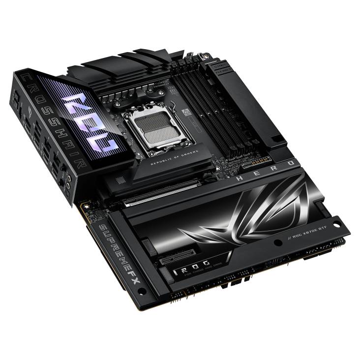 ASUS ROG CROSSHAIR X870E HERO BTF - Motherboard - ATX - Socket AM5 - AMD X870E Chipsatz - USB4, USB 3.2 Gen 2, USB-C 3.2 Gen2, USB 3.2 Gen 1, USB-C