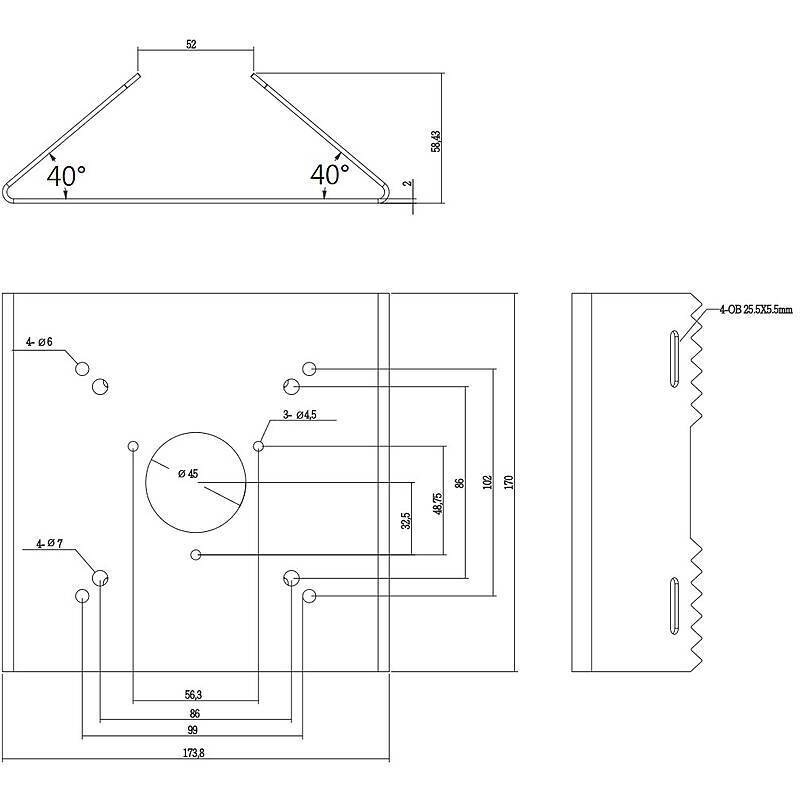VIVOTEK AM-312_V04 Mastadapter, Durchmesser 60mm, Halterung, Zubehörartikel | Anwendung: Videoüberwachung | Farbe: Weiß
