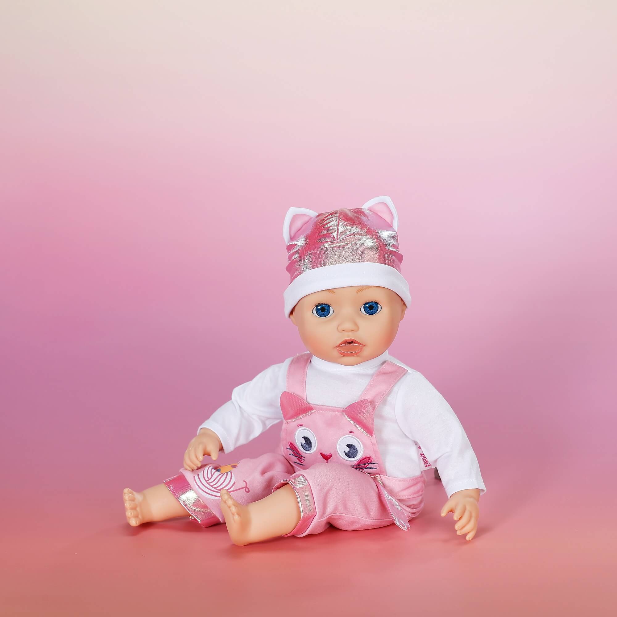 Zapf Creation 839430 - BABY born Einteiler mit Mütze 43cm