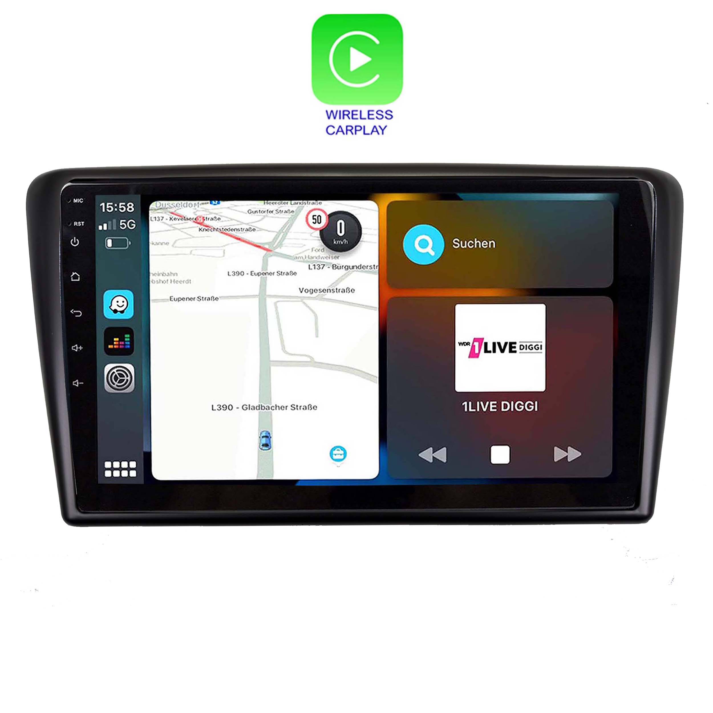 Für Opel Astra K 15-19 9" Touchscreen Android Autoradio GPS Navigation CarPlay