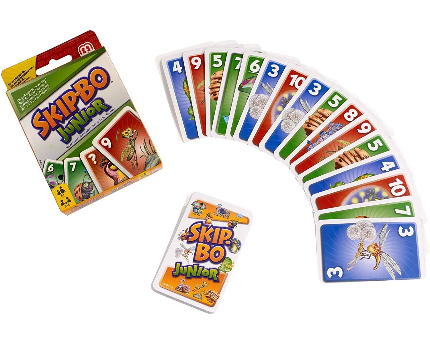 Mattel - Skip-Bo Junior Kartenspiel Gesellschaftsspiel