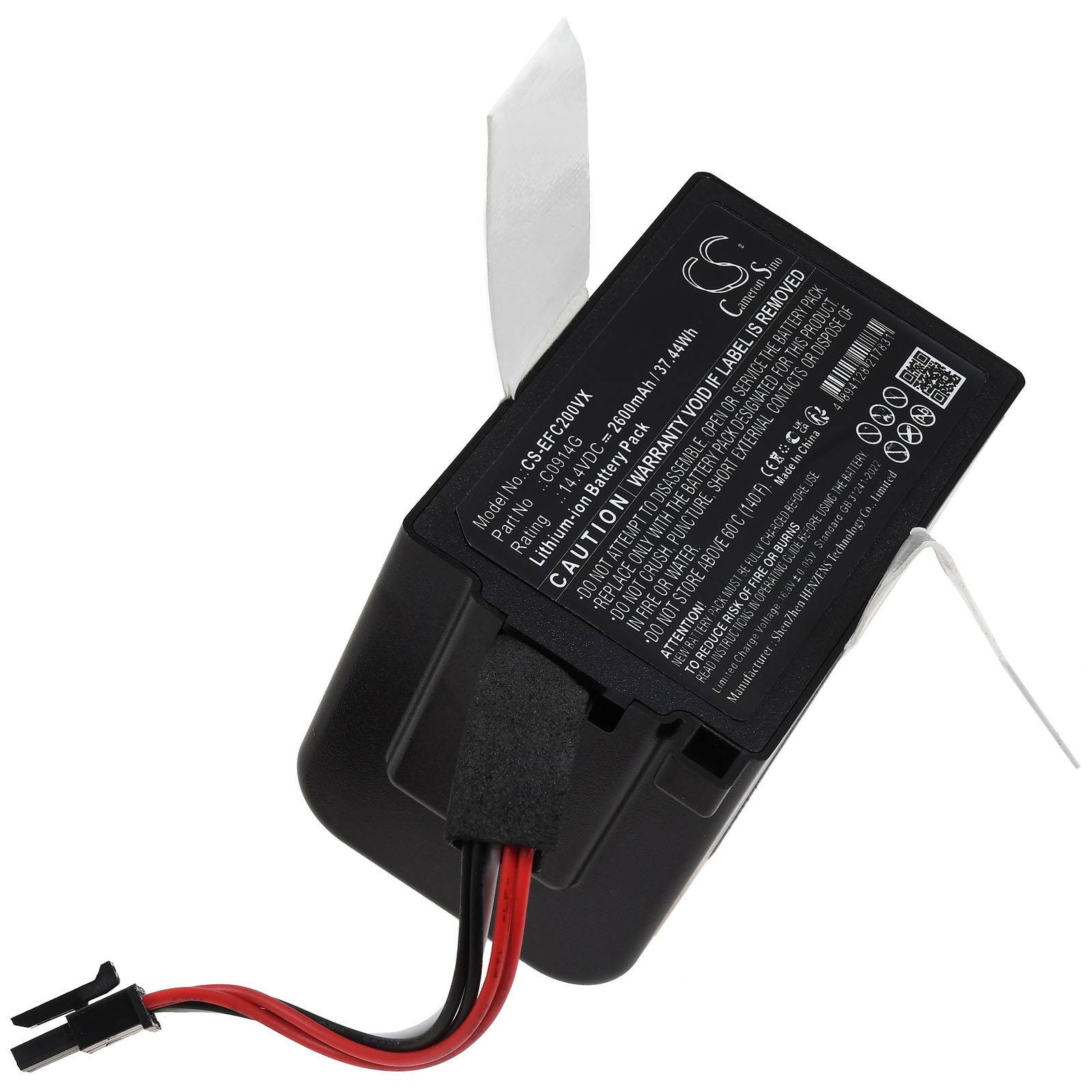 Powery Akku für eufy Omni C20 Saugroboter, 14,4V, Li-Ion