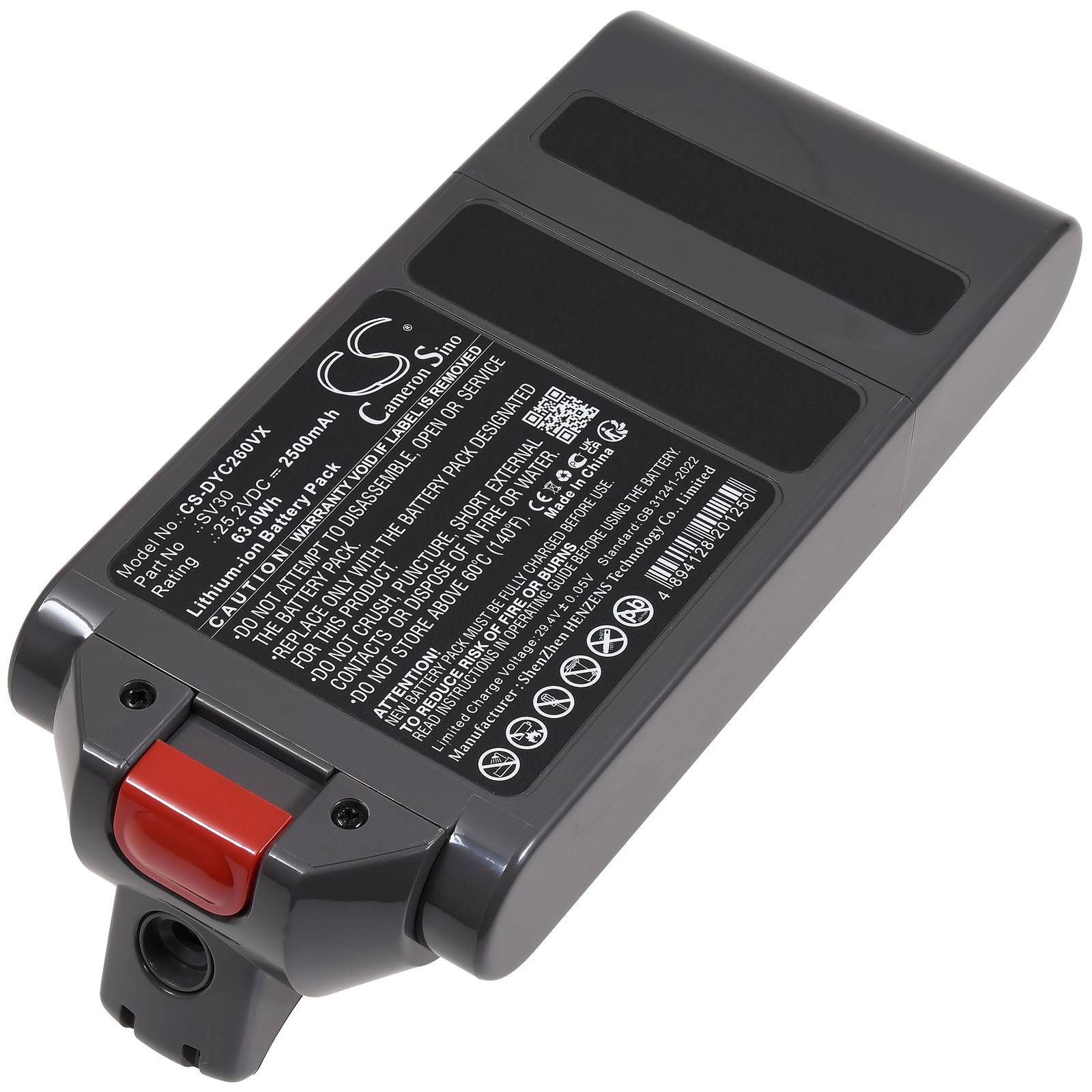 Powery Akku kompatibel mit Dyson Typ 965470-01, 25,2V, Li-Ion