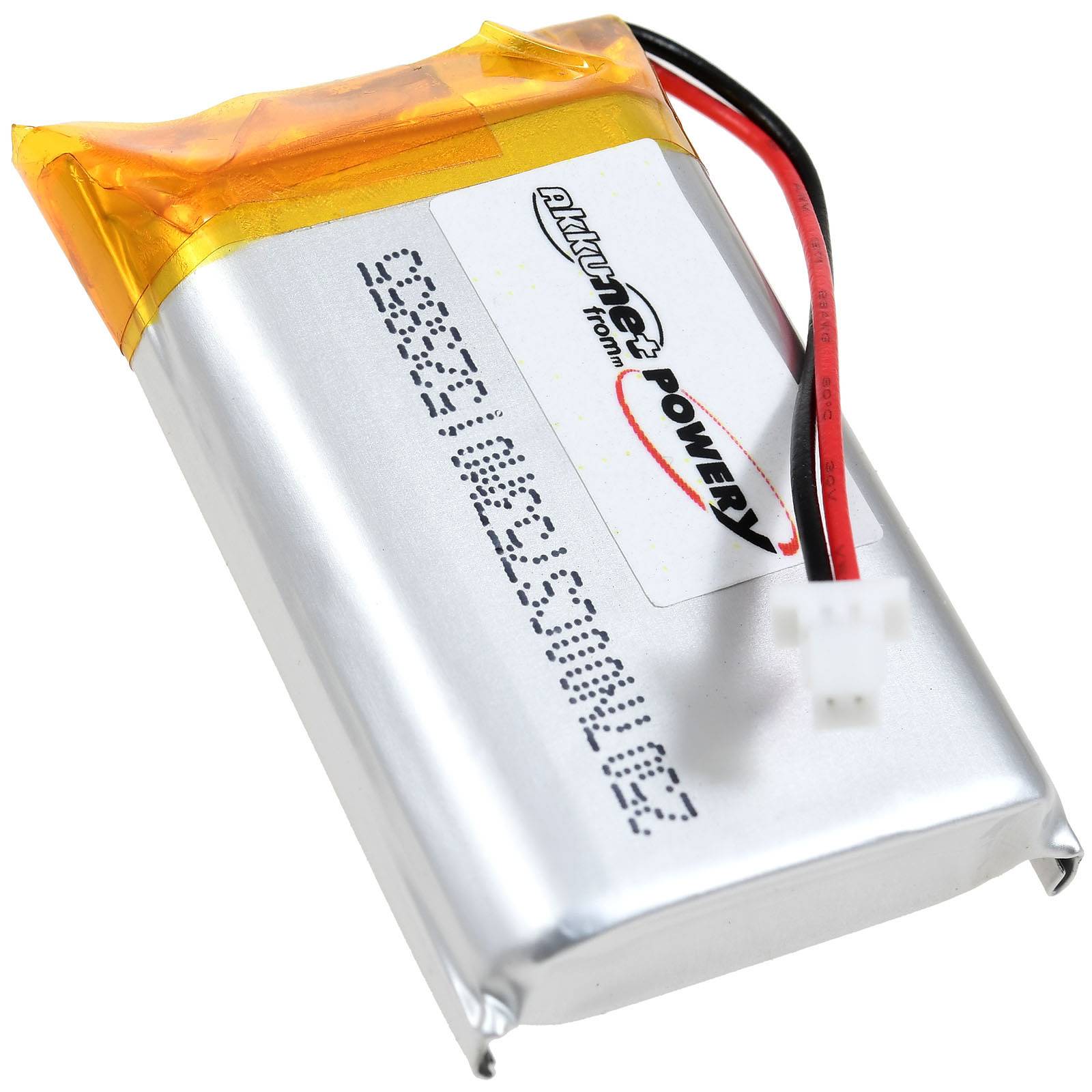 Powery Akku kompatibel mit Fodsports Typ AHB802540, 3,7V, Li-Polymer