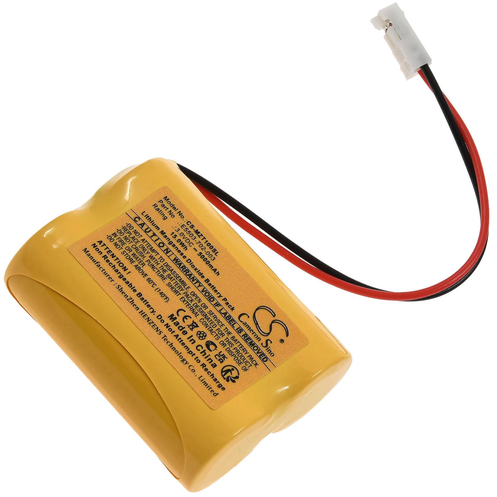 Powery SPS-Lithiumbatterie kompatibel mit Mazak Typ OV-204, 3V, Lithium-Mangandioxid