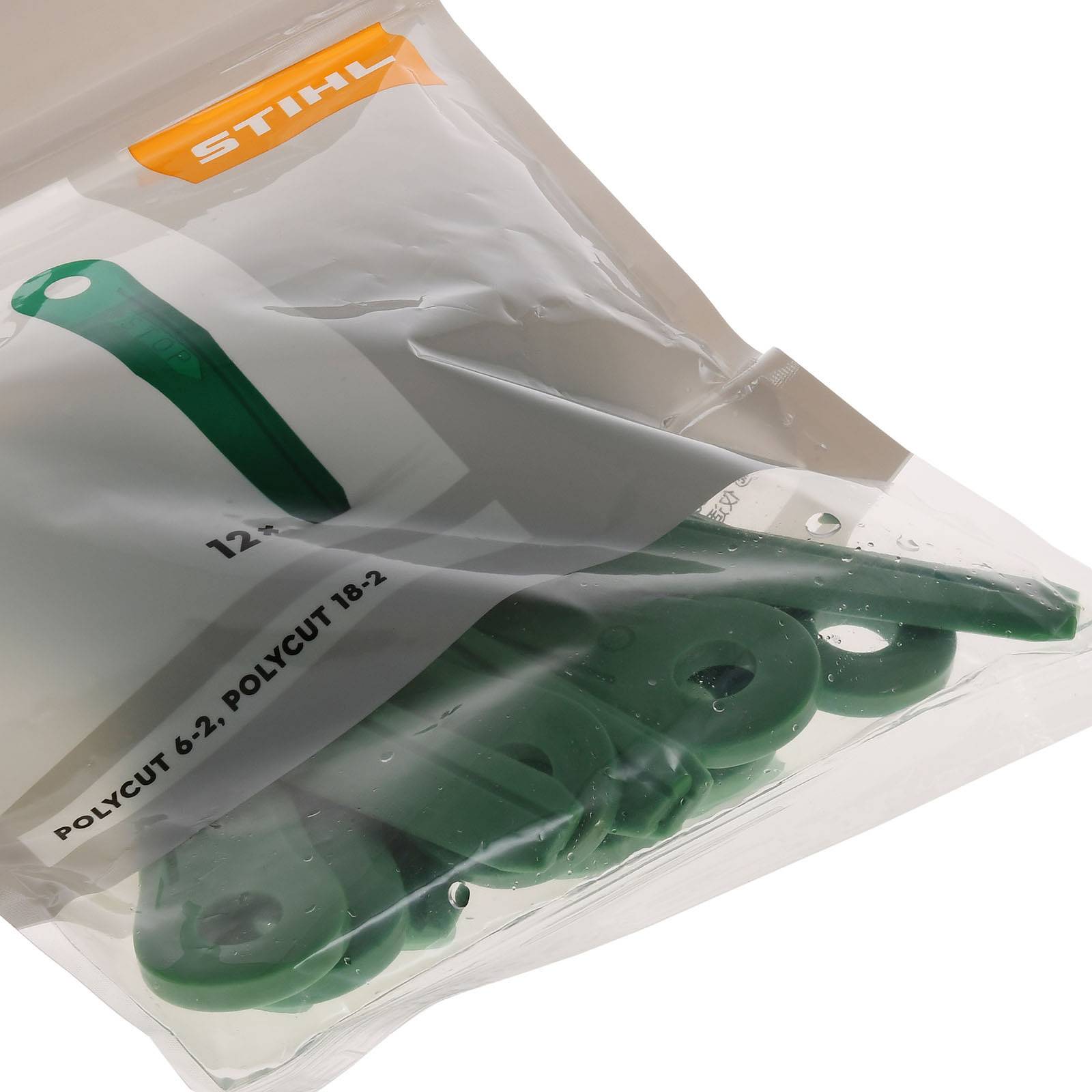 12x Stihl Kunststoffmesser PolyCut 6-2 und PolyCut 18-2 , 40020071020