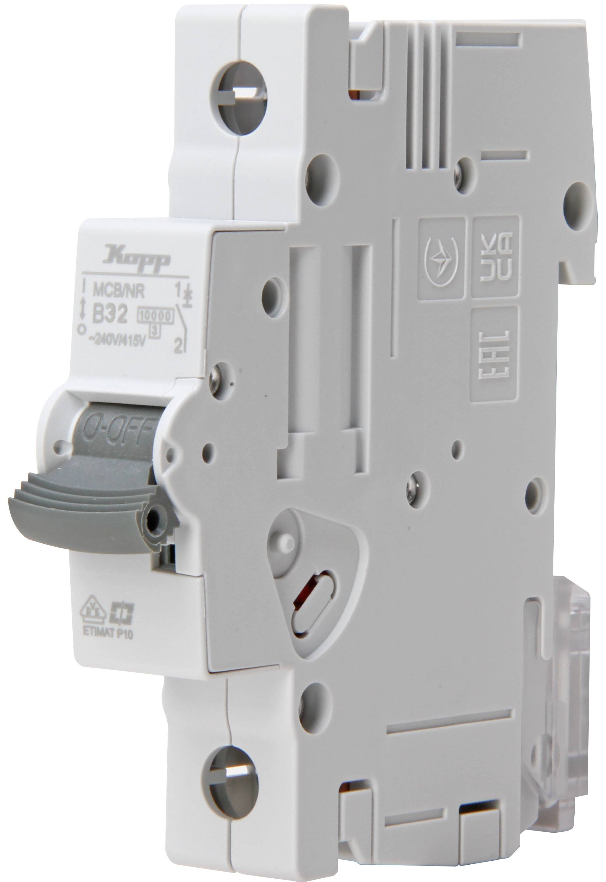 KOPP Leitungsschutzschalter, 32A, 1-polig, Char. B