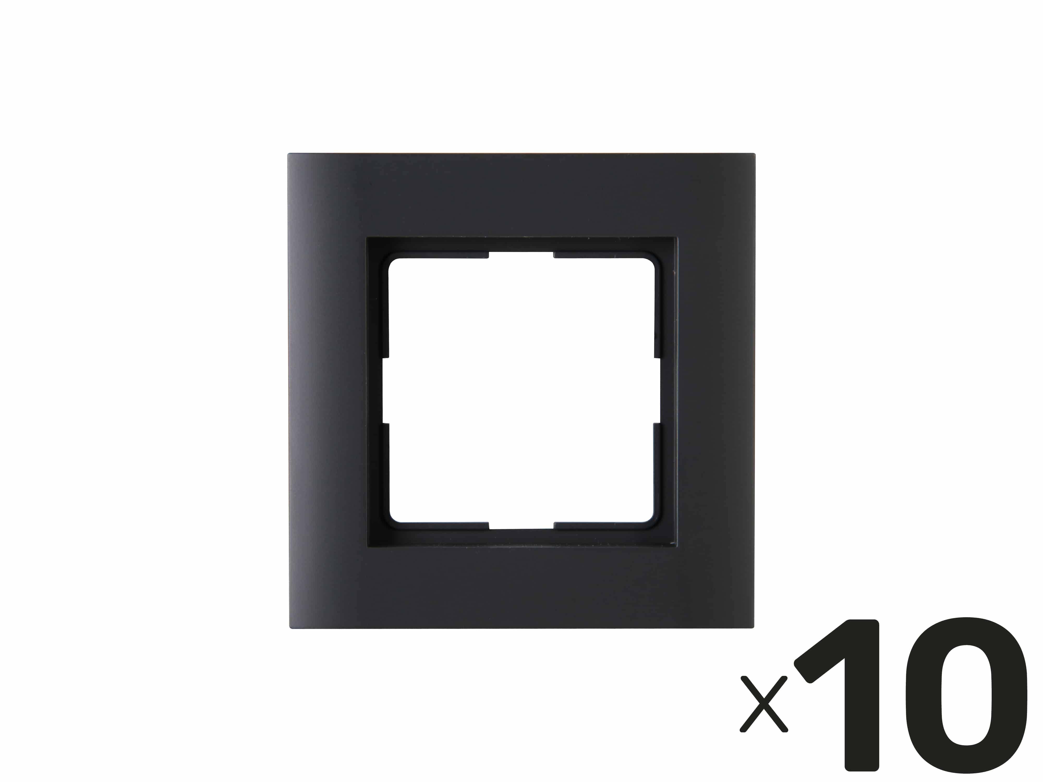 KOPP Abdeckrahmen Athenis, anthrazit, 10 Stück