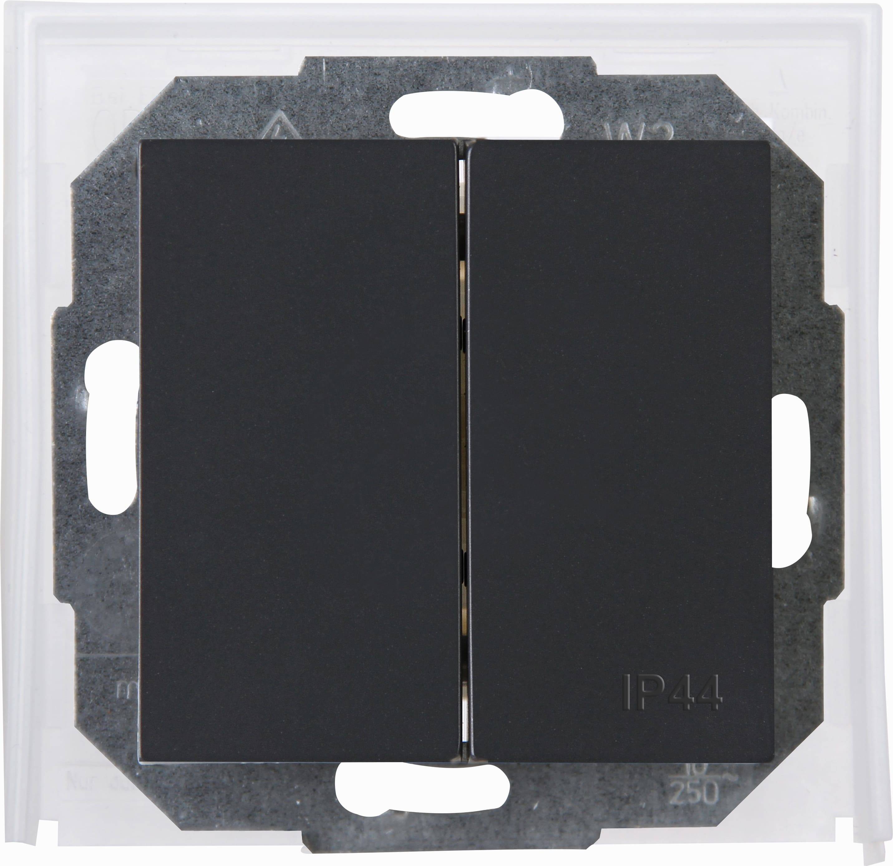 KOPP Serienschalter Athenis, anthrazit