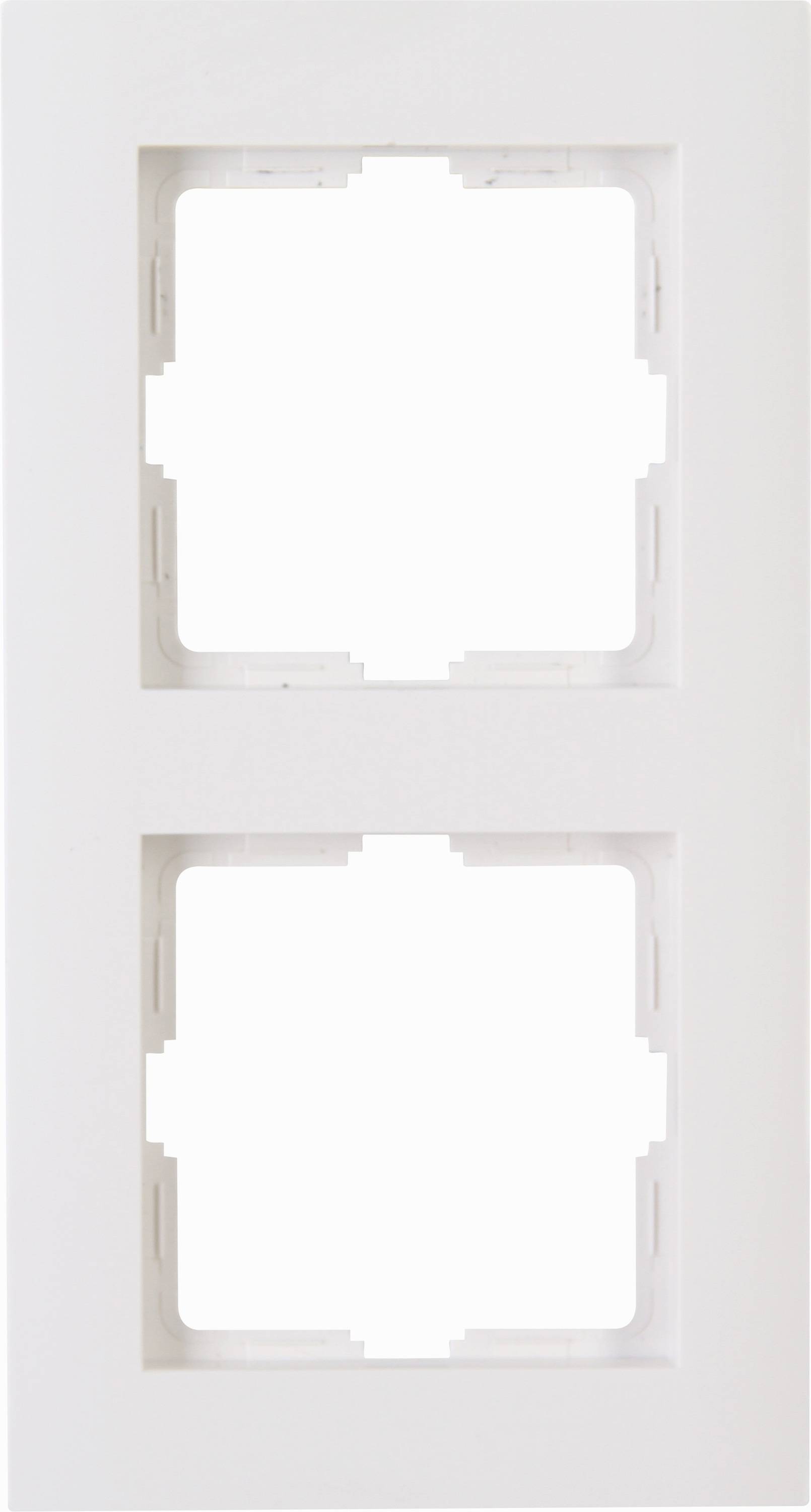 KOPP Abdeckrahmen Athenis, reinweiß, 2-fach, IP44