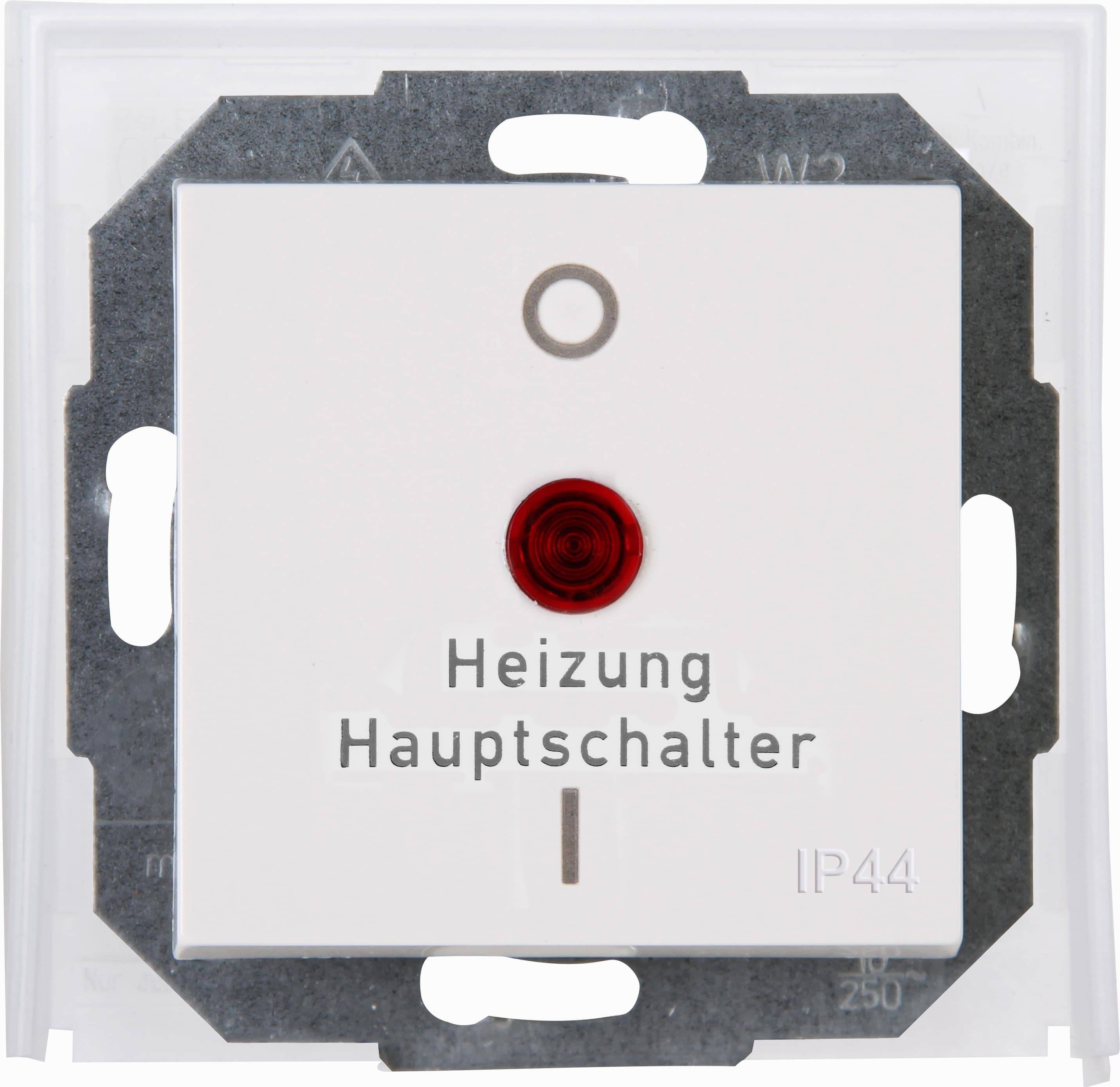 KOPP Heizungshauptschalter Athenis, reinweiß