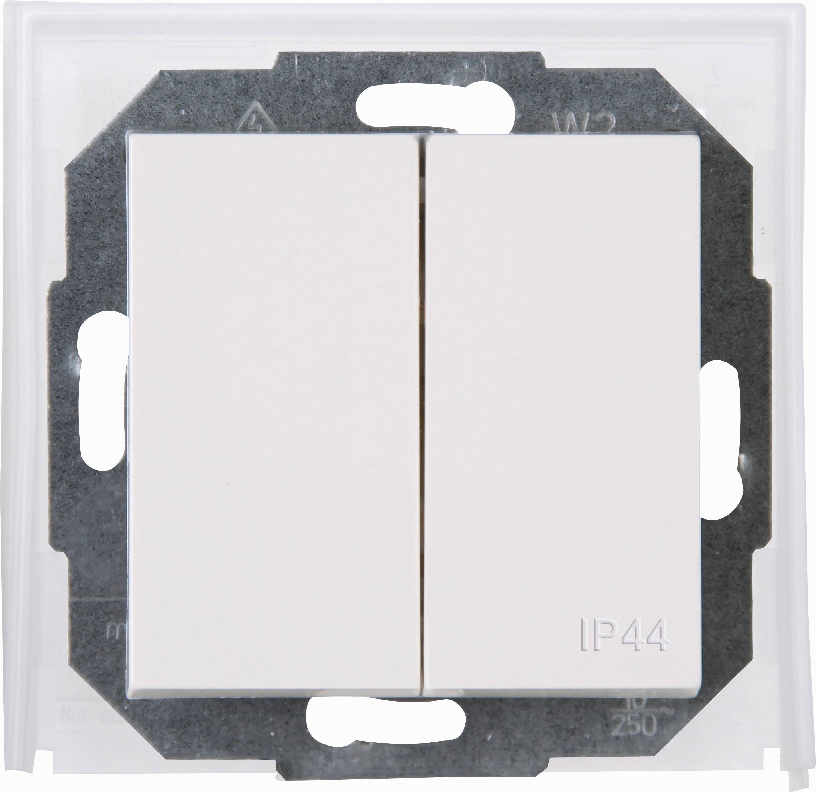 KOPP Serienschalter Athenis, IP44, reinweiß