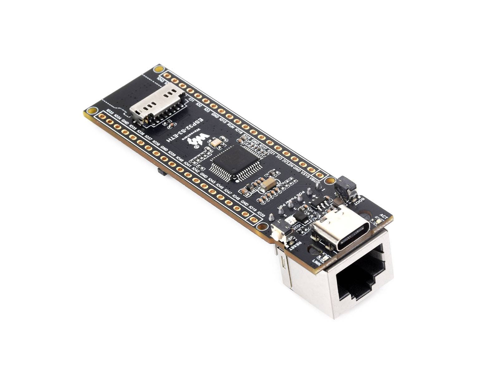 Waveshare ESP32-S3 ETH Development Board, 10/100Mbps RJ45